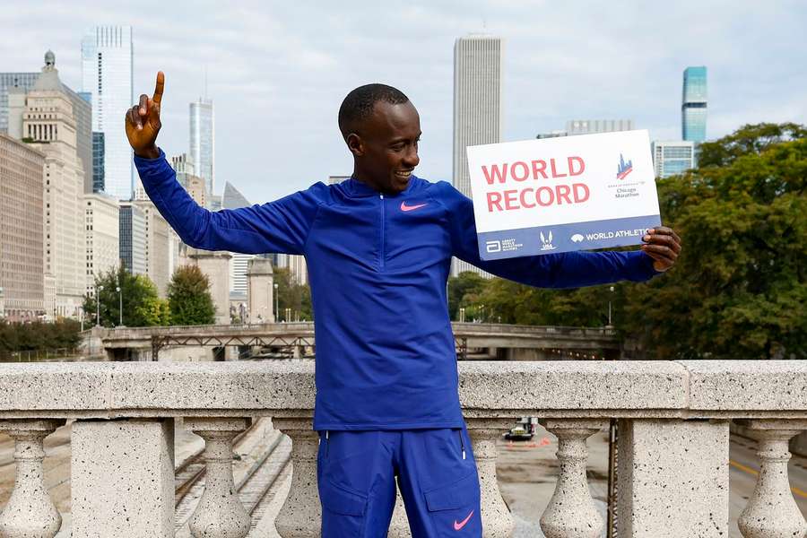 Kelvin Kiptum era recordista mundial de maratona