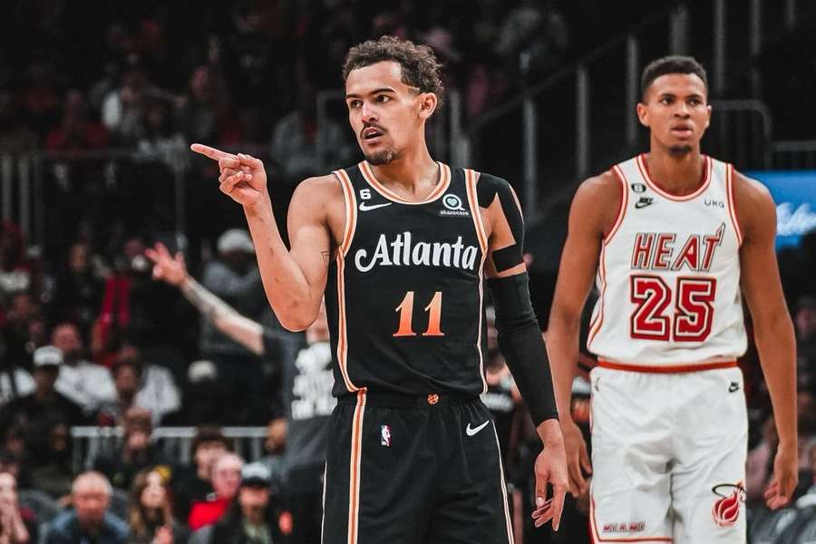 Trae Young e os Atlanta Hawks venceram os Heat no dia de Martin Luther King