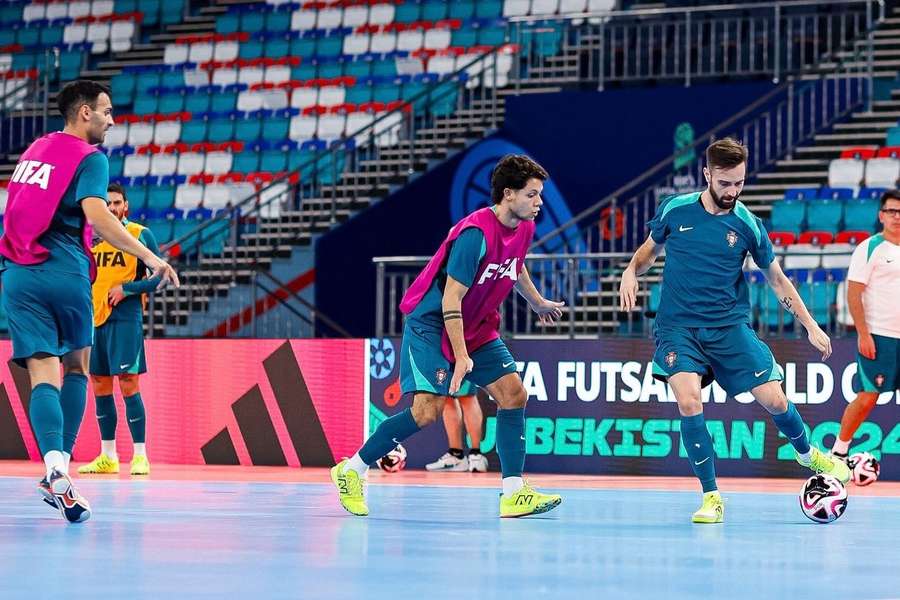 Portugal prepara encontro dos oitavos do Mundial