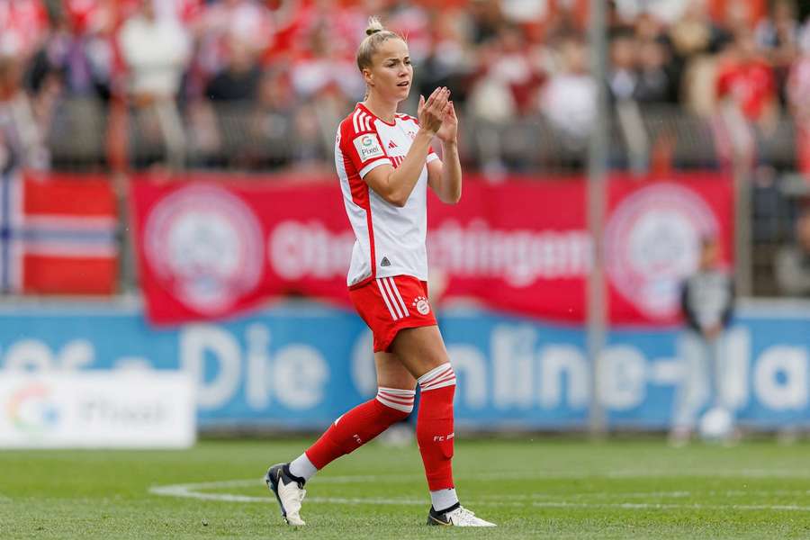 Giulia Gwinn wird dem FC Bayern bis 2027 erhalten bleiben.