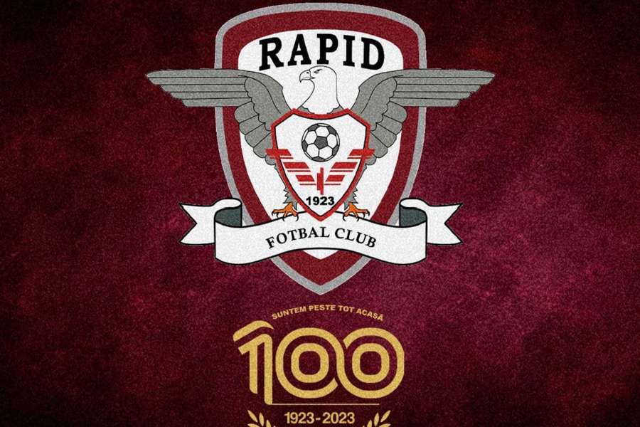 Clubul Rapid București împlinește 100 de ani de la înființare