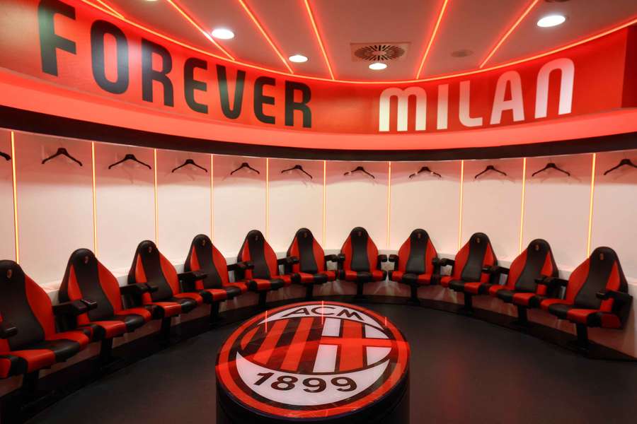 Lo spogliatoio del Milan Lo spogliatoio del Milan