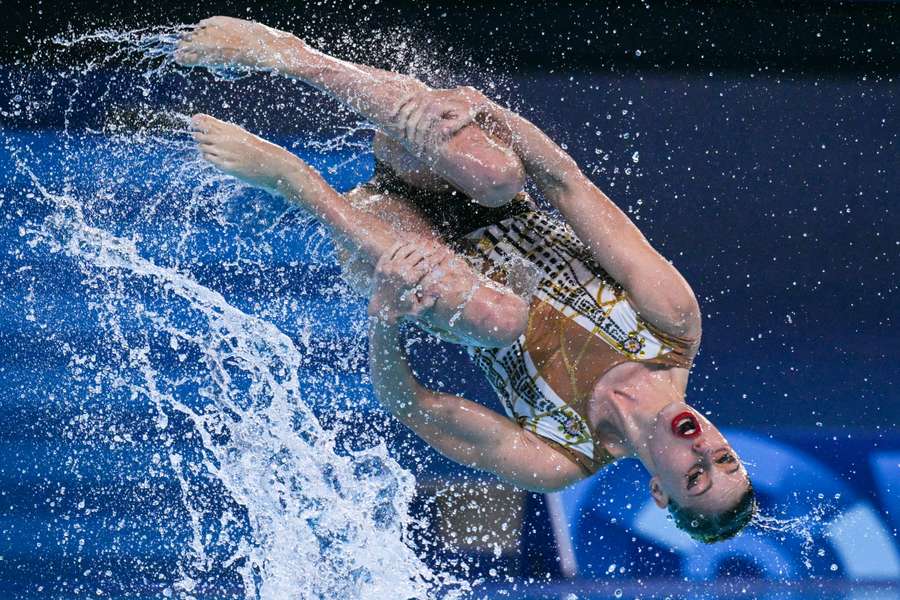 Séptimo puesto par España en dúo de natación artística.