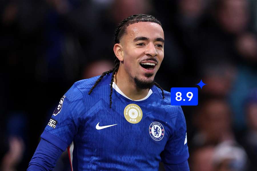 Chelsea's Malo Gusto celebrates Chelsea's Malo Gusto celebrates