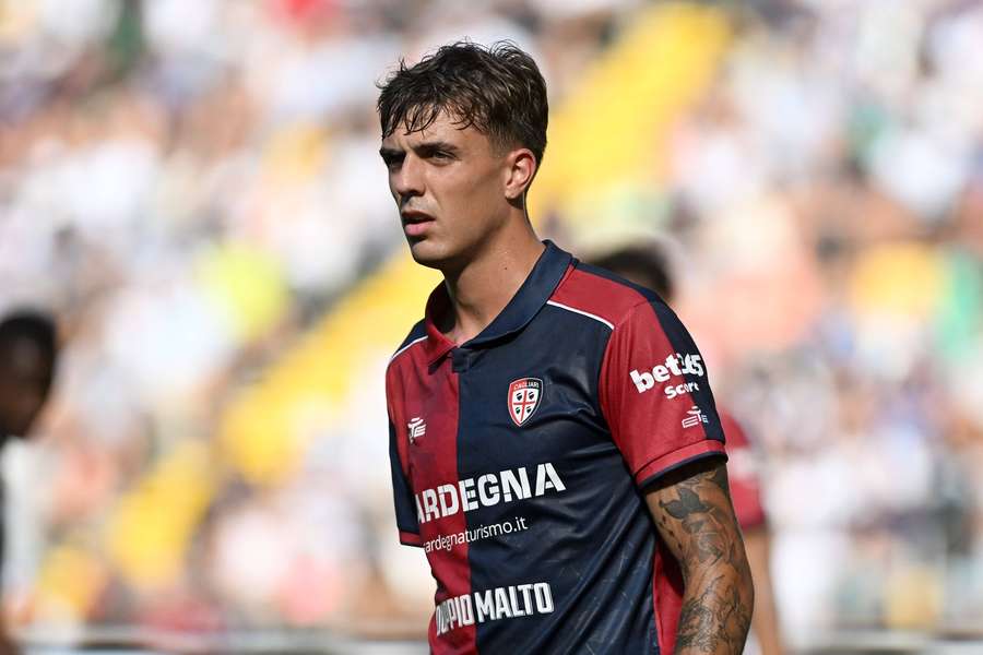 Daniel Maldini, médio do Cagliari Daniel Maldini, médio do Cagliari
