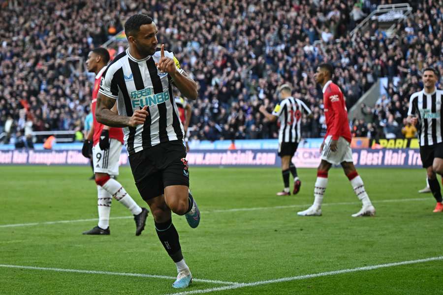 Wilson celebra o segundo golo do Newcastle