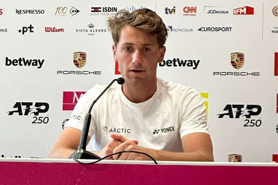 Casper Ruud falou sobre o duelo com João Sousa