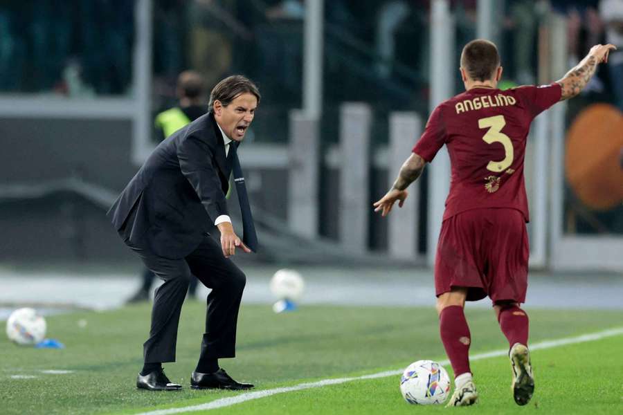 Inzaghi on the touchline