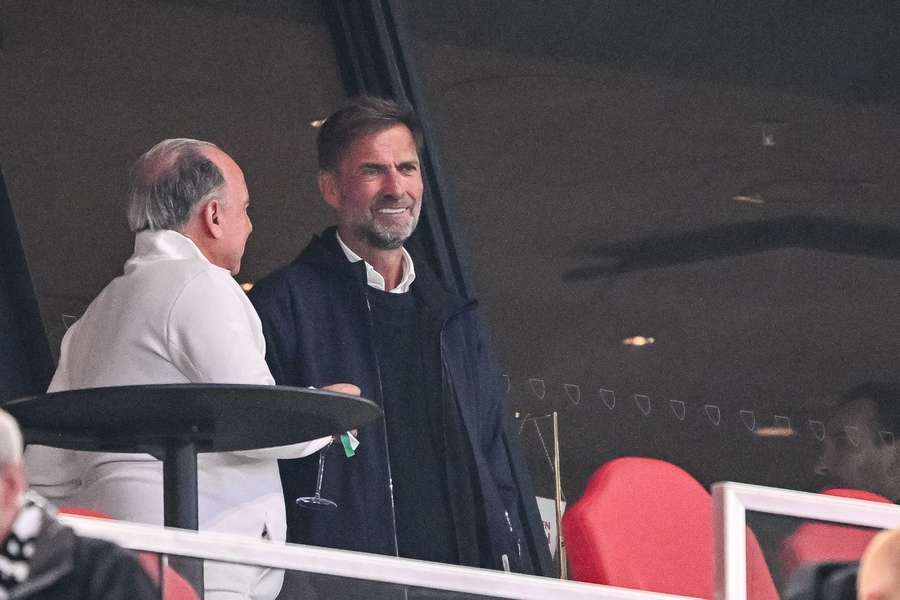 Jürgen Klopp zu Gast beim Pokal-Halbfinale.
