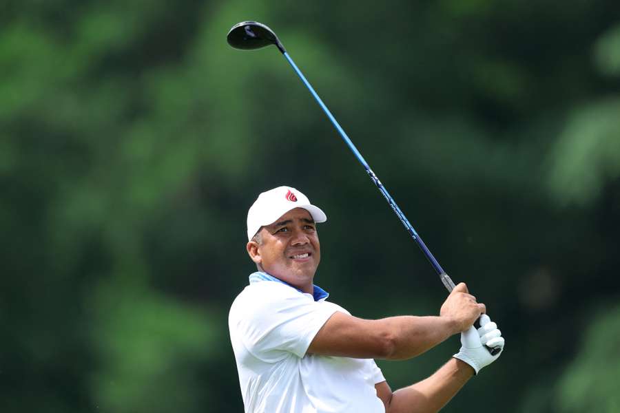 Vegas in action at the PGA Championship