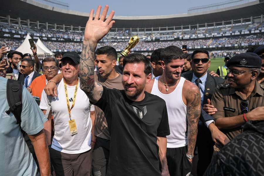 Lionel Messi possui uma legião de fãs na índia Lionel Messi possui uma legião de fãs na índia