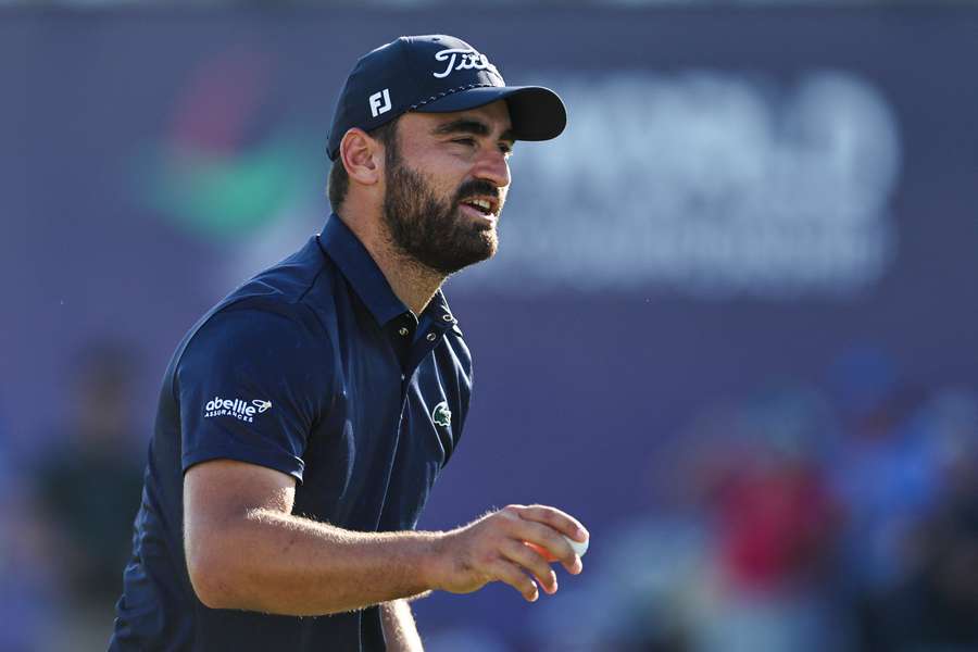 Rozner in action at the World Tour Championship in Dubai