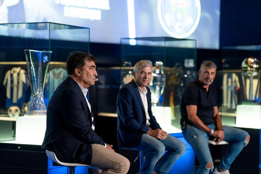 João Pinto, Rui Barros e Paulinho Santos