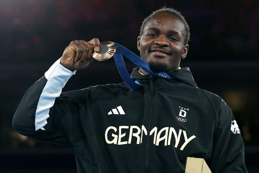 Tiafack mit seiner olympischen Bronze-Medaille
