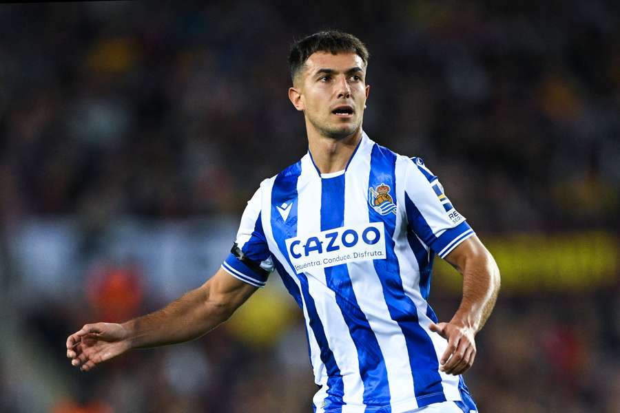 Martin Zubimendi, joueur de la Real Sociedad, a été associé à Liverpool au cours de l'été.