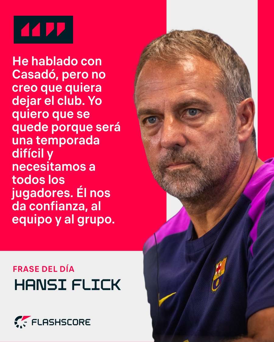 Declaraciones de Hansi Flick Declaraciones de Hansi Flick