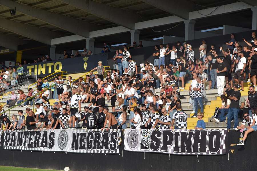 Adeptos do Boavista no apoio à equipa Adeptos do Boavista no apoio à equipa