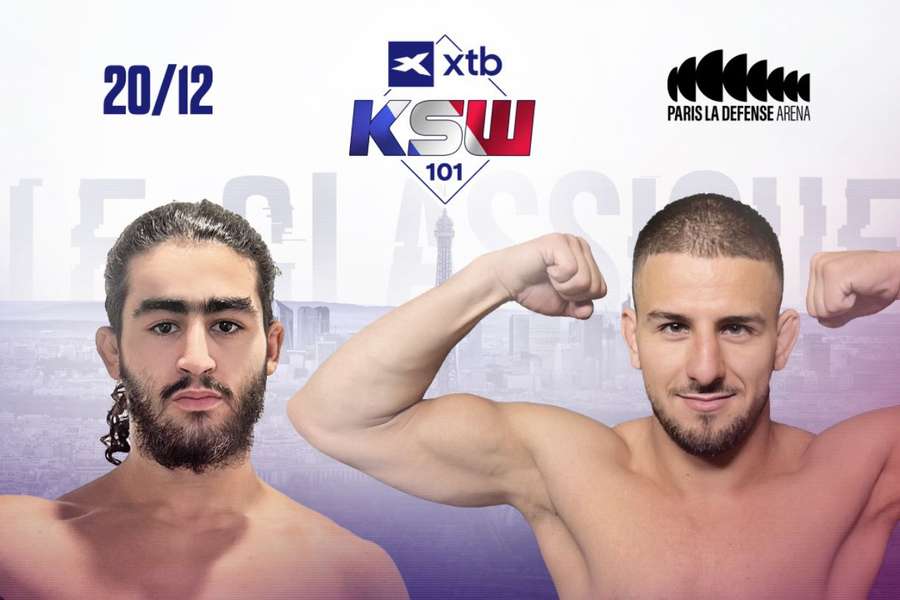 Dziesiąte starcie dodane do karty walk gali KSW w Paryżu