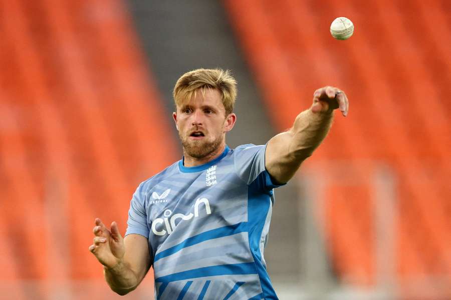 Willey in England practice 