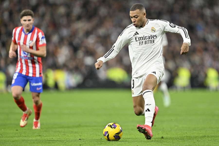 Mbappé lors du derbi en février dernier.