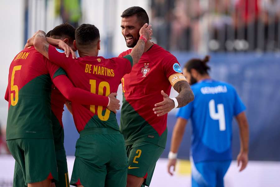 A festa da equipa das quinas