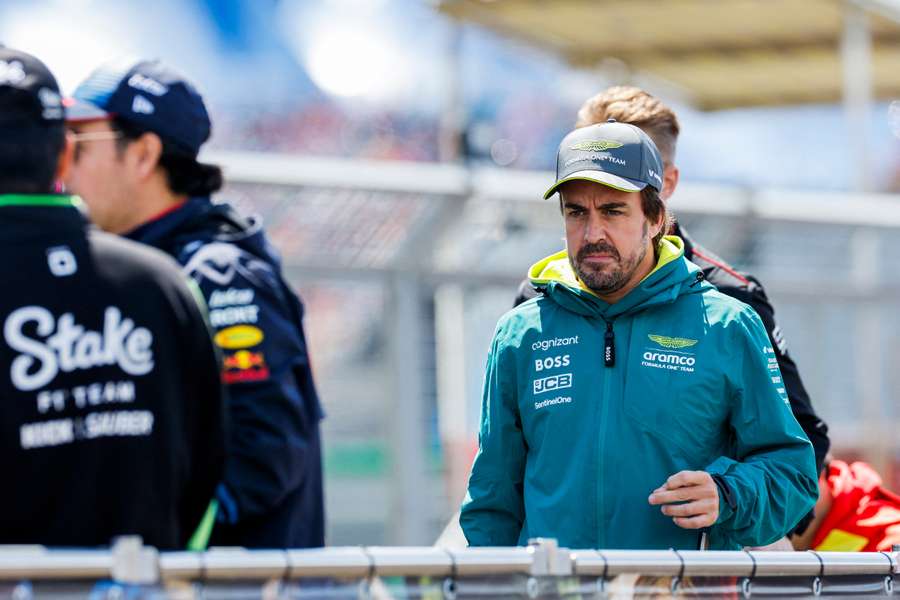 Fernando Alonso en Silverstone