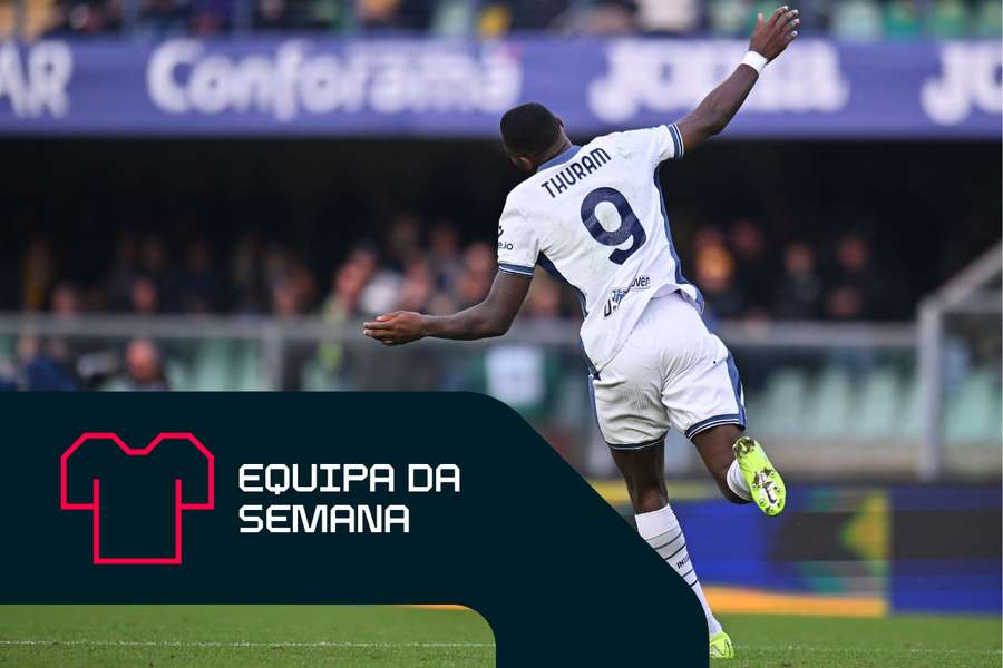 Marcus Thuram marcou dois golos para o Inter no fim de semana