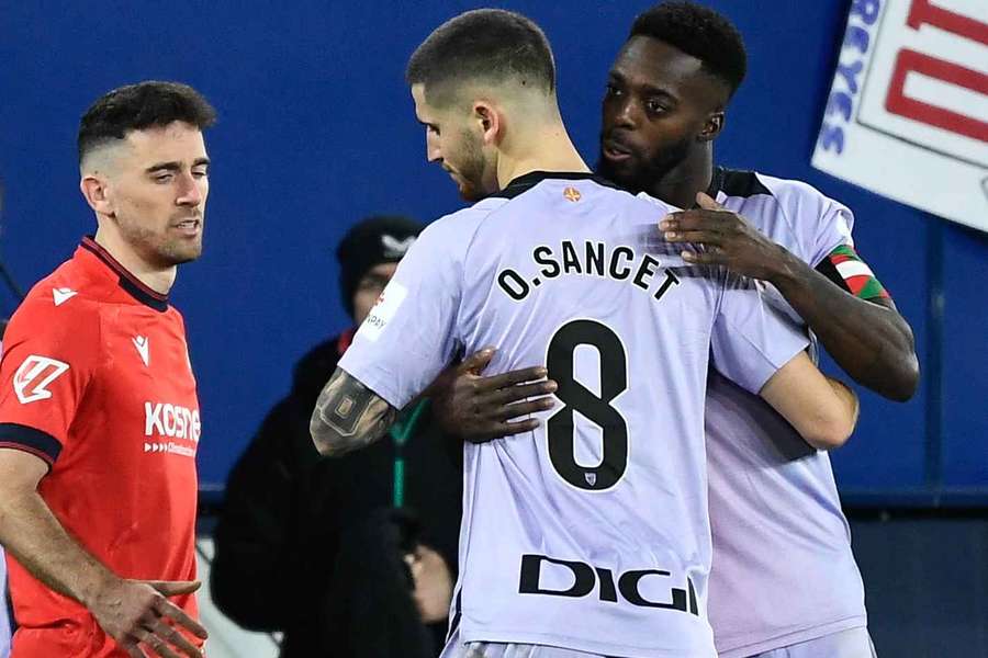 Sancet, sustituido ante Osasuna por su lesión de tobillo
