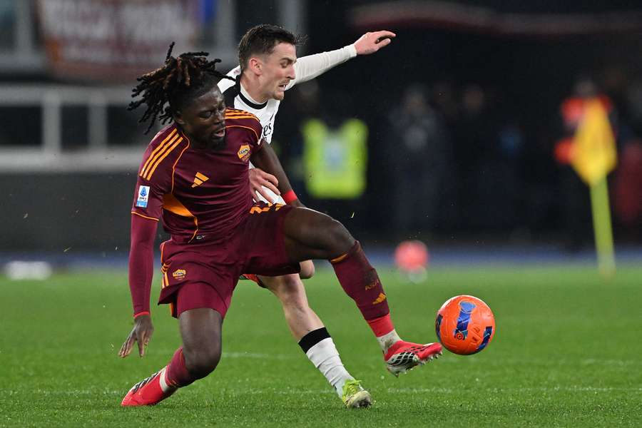 Manu Koné face au Milan dimanche soir. Manu Koné face au Milan dimanche soir.