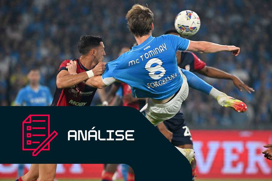 O momento do golo de McTominay no Scudetto