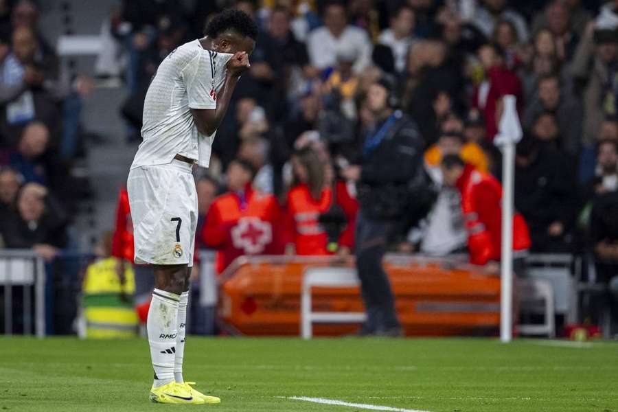 Vinicius ao serviço do Real Madrid