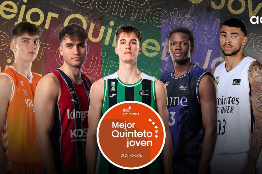 Mejor Quinteto Joven de la liga acb 25/26 Mejor Quinteto Joven de la liga acb 25/26