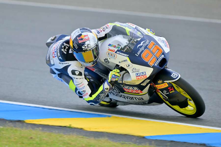 Collin Veijer staat na zijn derde plek derde in het klassement van de Moto3