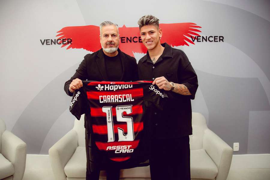 Carrascal é o novo camisa 15 do Flamengo