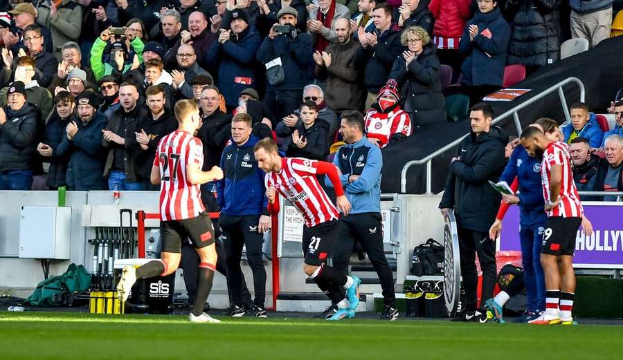 Eriksen voltou aos relvados em 2022