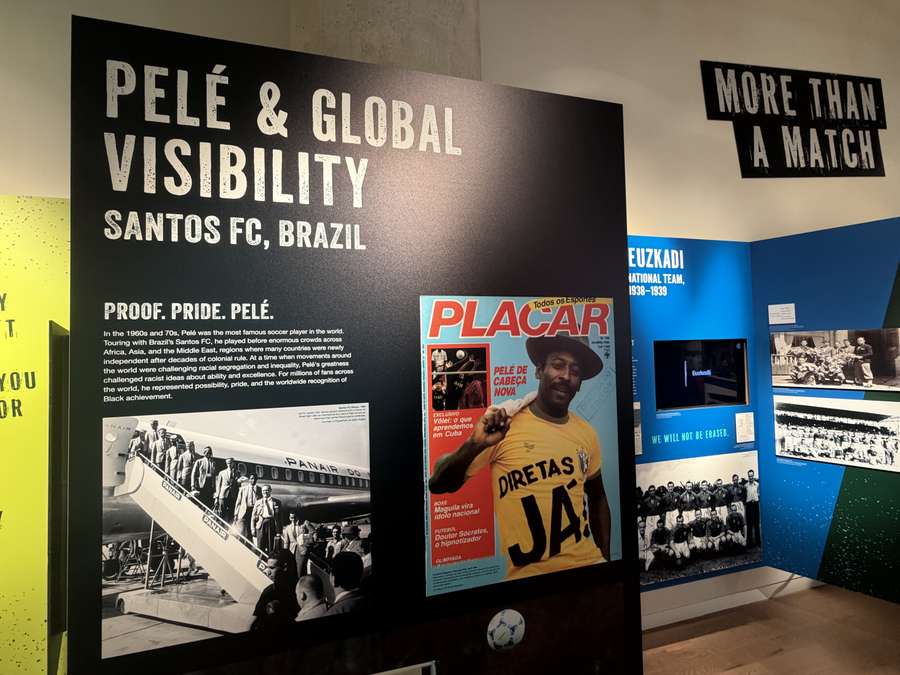 O Pelé e o Santos representado em Atlanta O Pelé e o Santos representado em Atlanta