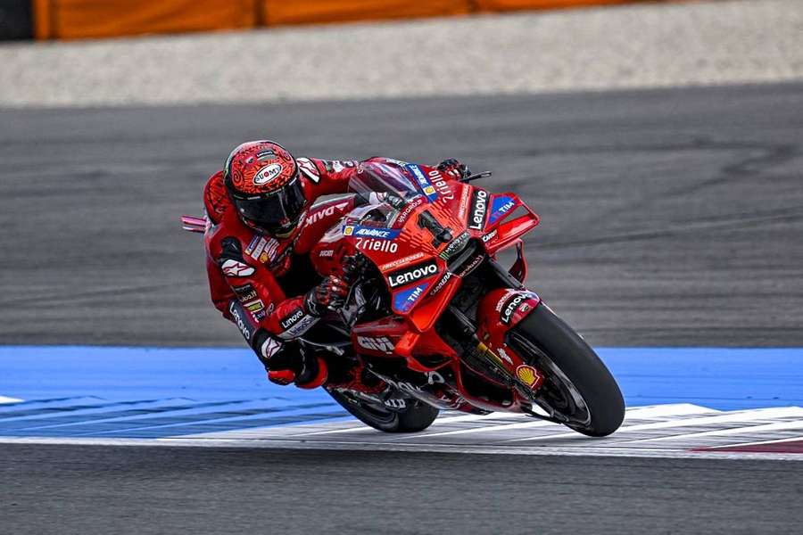 Bagnaia sur le circuit d'Assen.