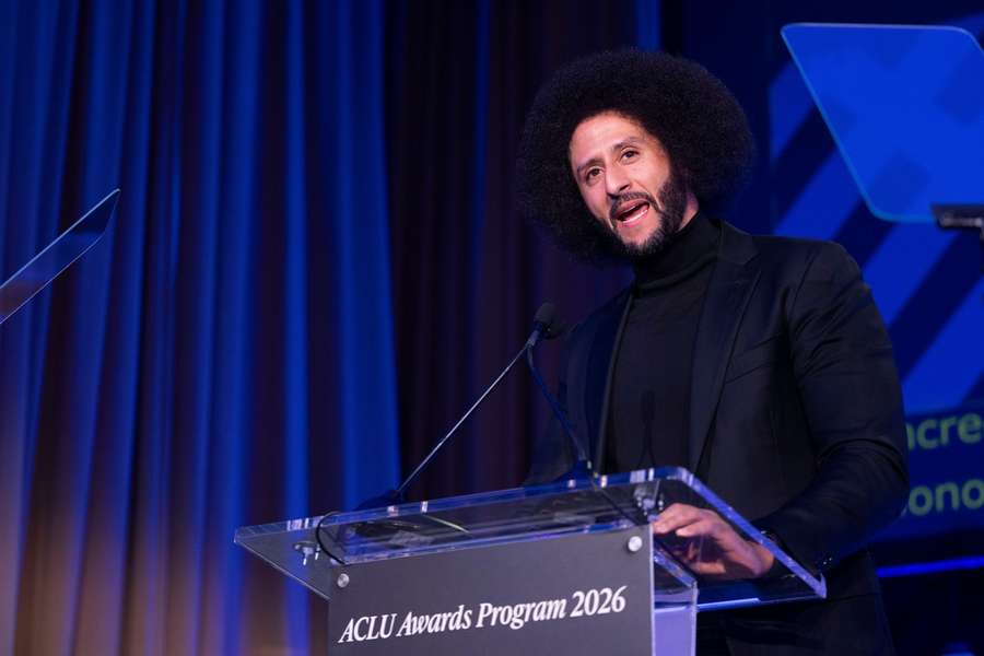 Colin Kaepernick bei den ACLU Awards.