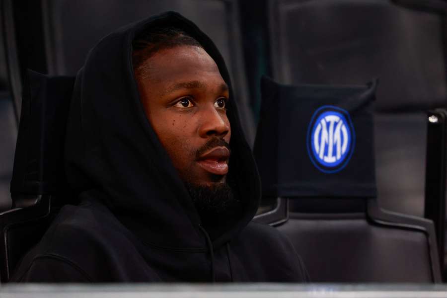 Marcus Thuram sur le banc intériste. Marcus Thuram sur le banc intériste.