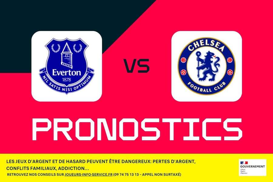Everton - Chelsea : Pronostics, meilleurs paris et cotes (Premier League)