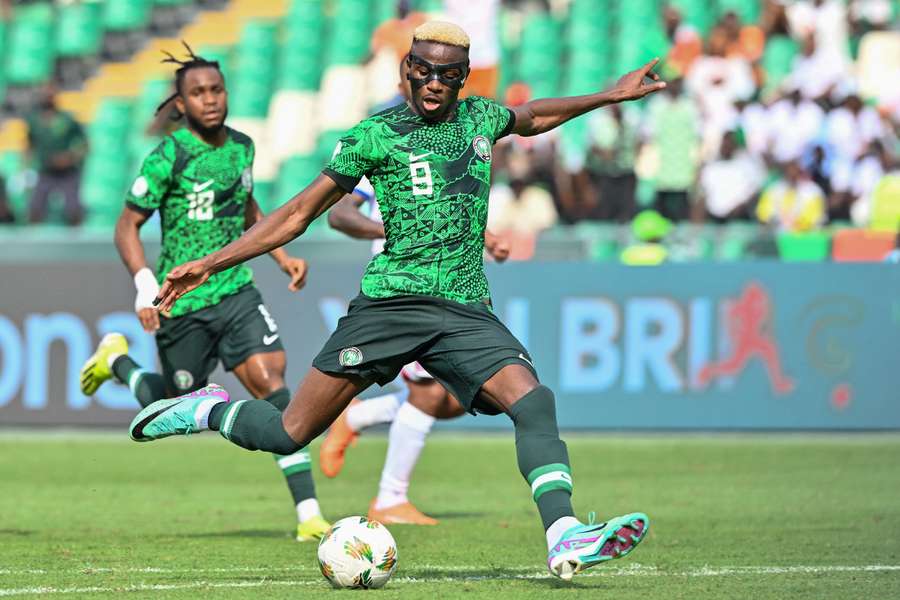 Osimhen marcó el empate de Nigeria