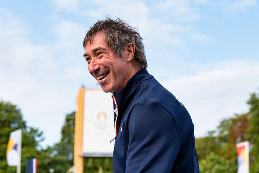Laurent Tillie au retour des JO de Tokyo en 2021.