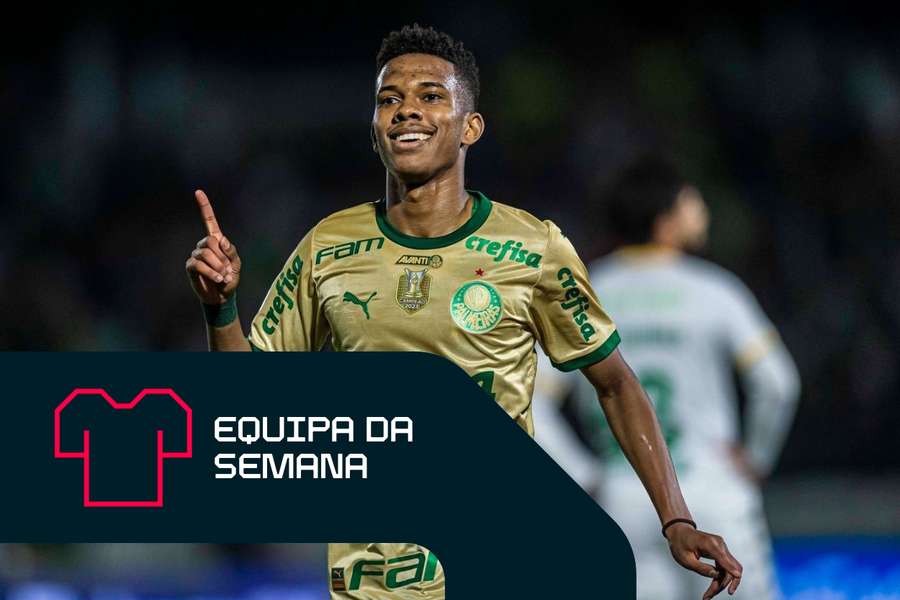 Estevão, estrela do Palmeiras que vai para o Chelsea, teve a melhor nota do fim de semana: um 10 perfeito