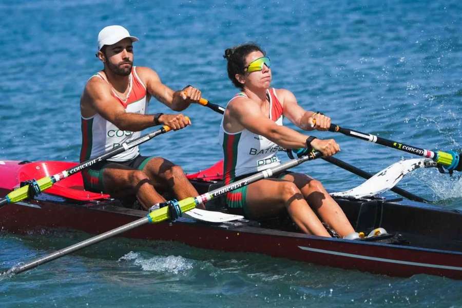 Afonso Costa e Patrícia Batista em ação