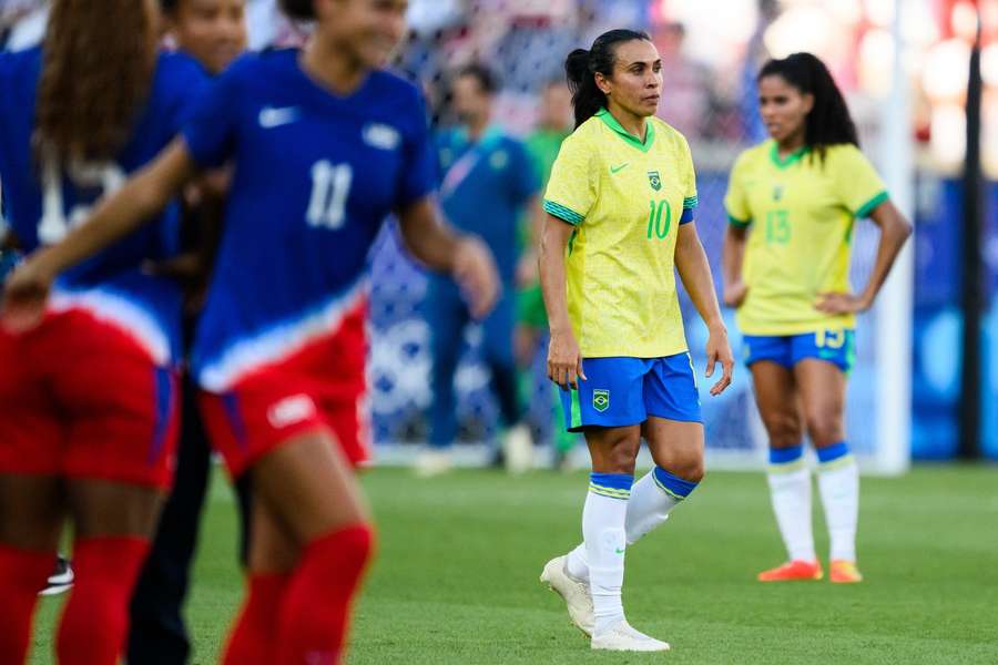 Marta, jugadora de la selección brasileña