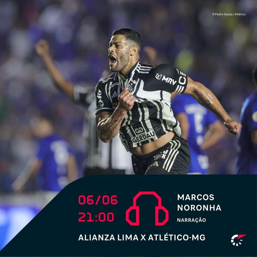 Alianza Lima-PER x Atlético-MG terá narração ao vivo no Flashscore