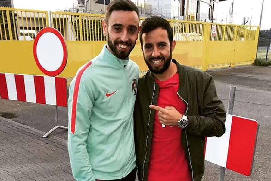 Bruno Fernandes cu fratele său, Ricardo Fernandes