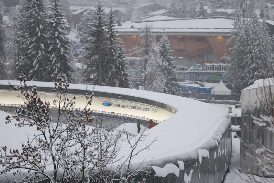 La neve su Cortina d'Ampezzo