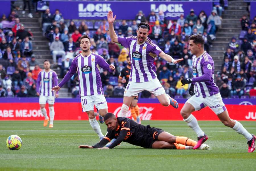 O Valladolid bateu o Valencia