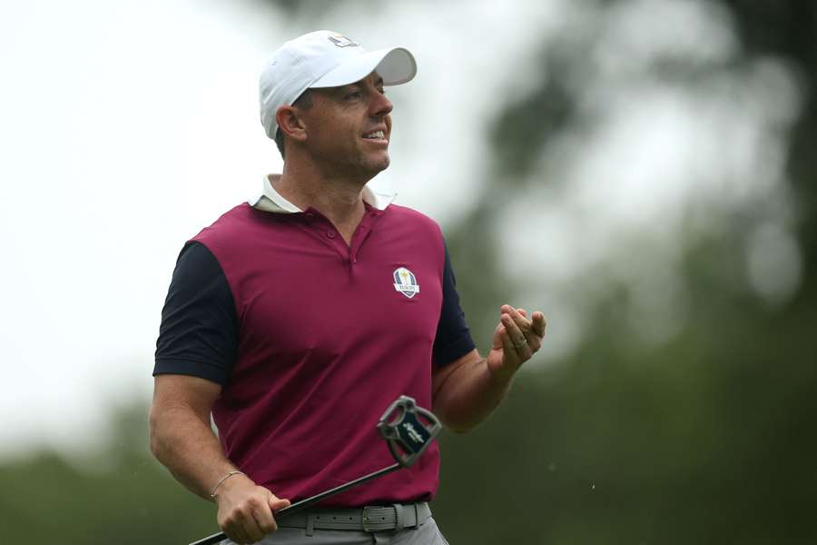 McIlroy à l'entraînement ce jeudi.